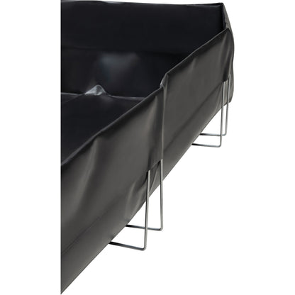 Wire Bracket Berm, 479 US gal. Capacity, 8' W x 8' L x 12" H, L-Bracket