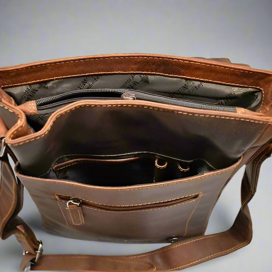 Sac bandoulière en cuir Greenwood