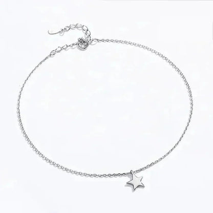 La Cheville Étoile Céleste en Argent Sterling 925