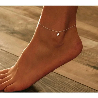 La Cheville Étoile Céleste en Argent Sterling 925