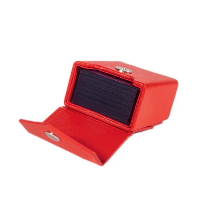 Red Deck Box + Belt Loop - Hard Shell - Faux Leather