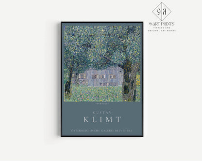 Reproductions d'art de Gustav Klimt : Duo Ferme et Jardin italien