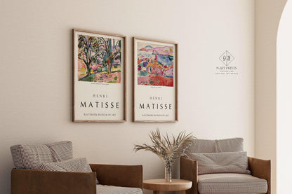 Henri Matisse Art Print Set: Olive Trees & Collioure, Museum Quality