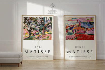 Henri Matisse Art Print Set: Olive Trees & Collioure, Museum Quality
