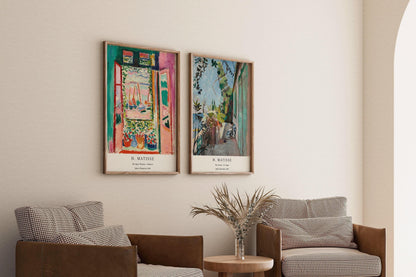 Matisse Art Prints: St. Tropez, Open Window Collioure, Fine Art Giclee