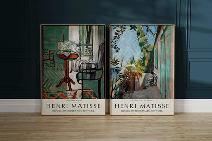 Henri Matisse Art Print Set: The Green Room & St. Tropez
