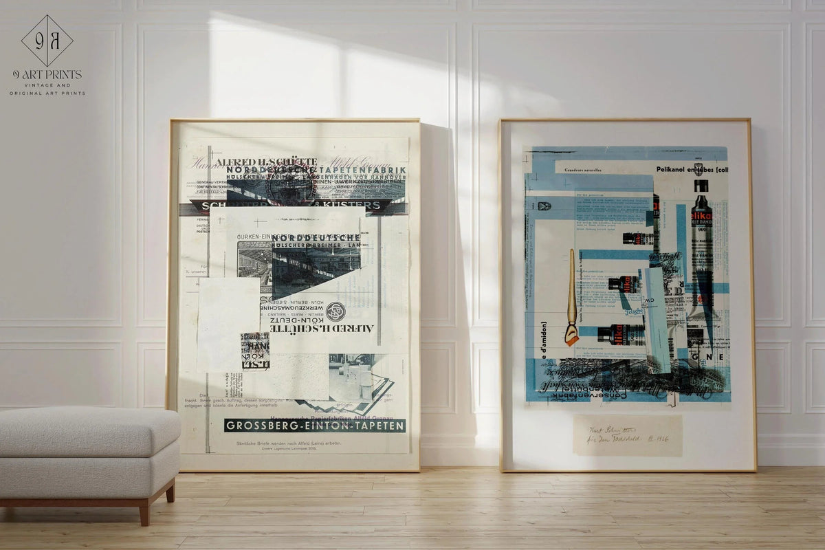 Kurt Schwitters Posters: Dadaist Bauhaus Art Prints