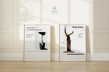 Imogen Cunningham & Richard Hunt Posters: Minimalist Art Prints