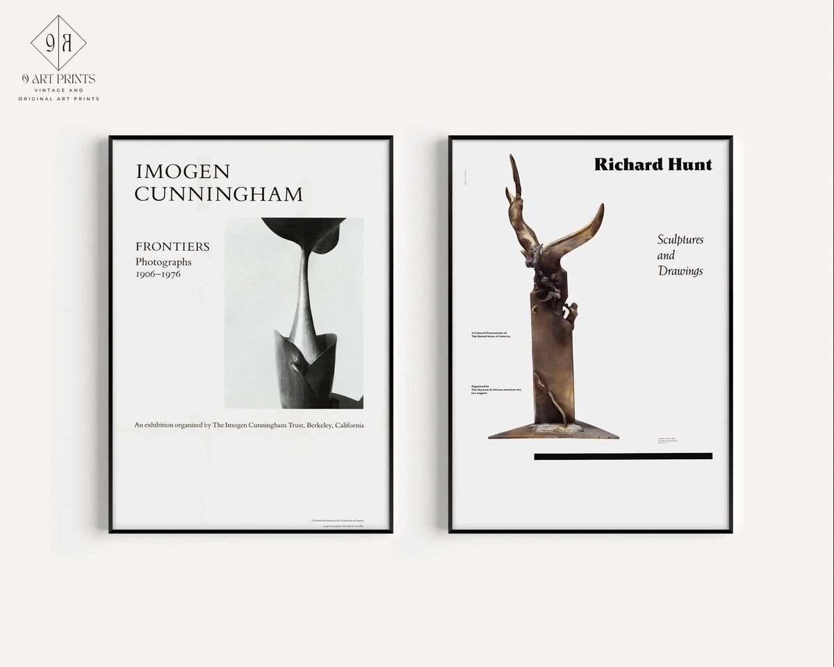 Imogen Cunningham & Richard Hunt Posters: Minimalist Art Prints