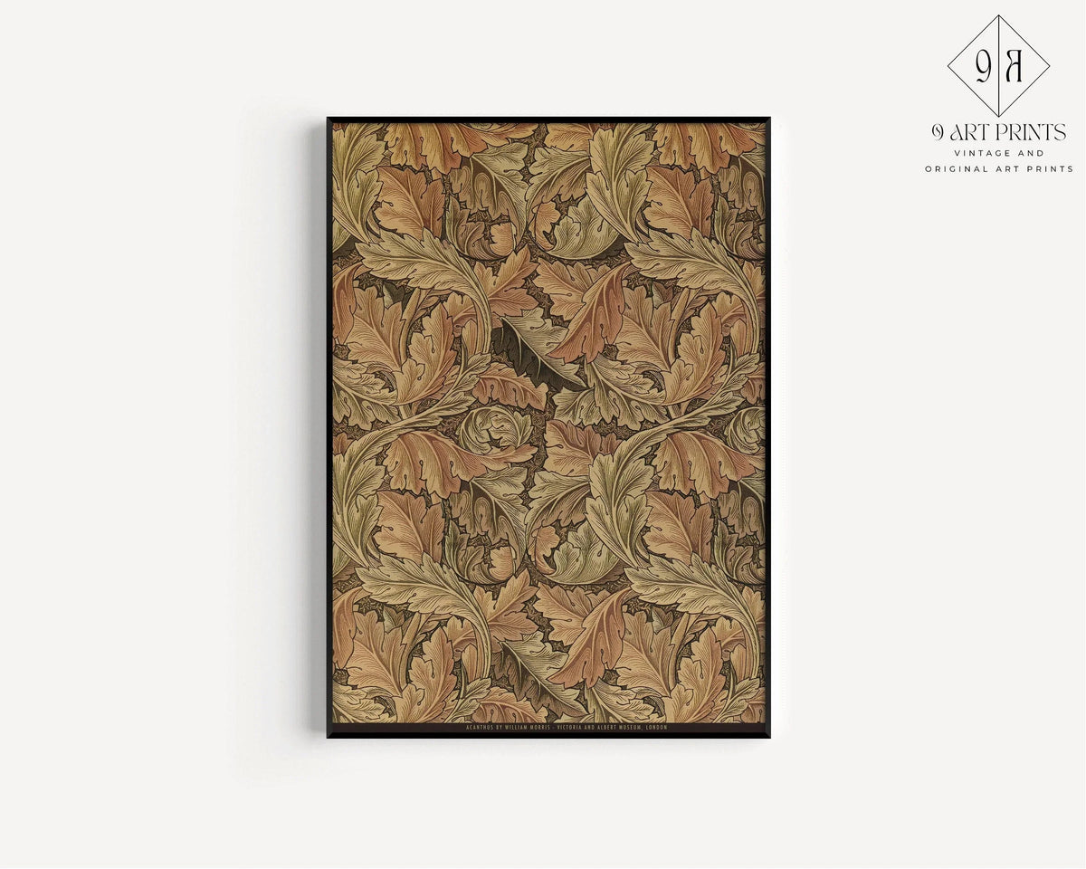 STATEMENT DUO William Morris Prints - Acanthus and Vine |  | Vintage Botanical Patterns available framed