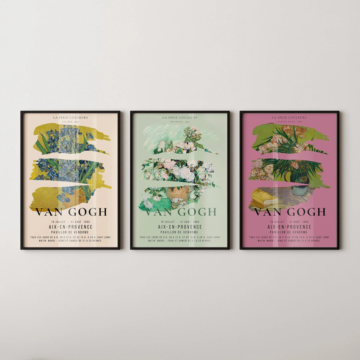 Van Gogh Exhibition Art Print Set: Museum Quality Giclee