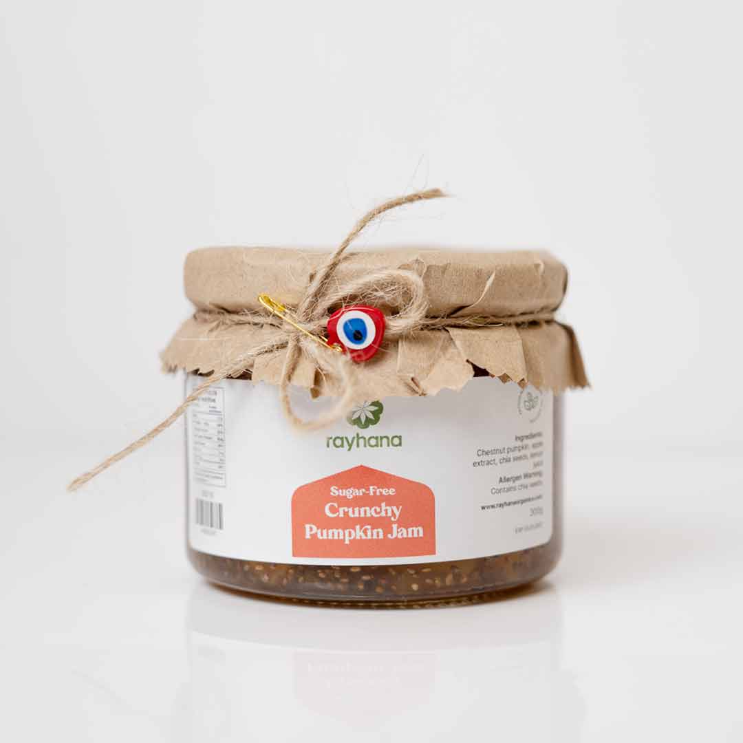 Confiture de potiron croquante sans sucre – 300g Faite à la main