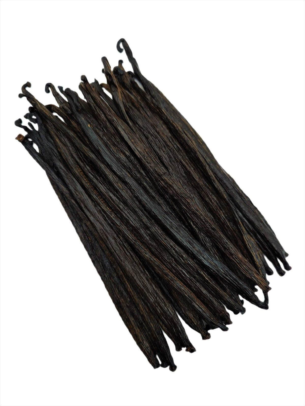 Gousses de vanille de Tahiti de grade B<br>Pour la fabrication d'extraits<BR>À la livre