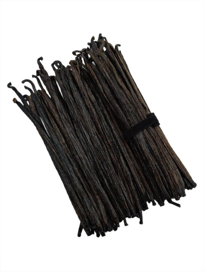 Gousses de vanille de Tahiti de grade B<br>Pour la fabrication d'extraits<BR>À la livre
