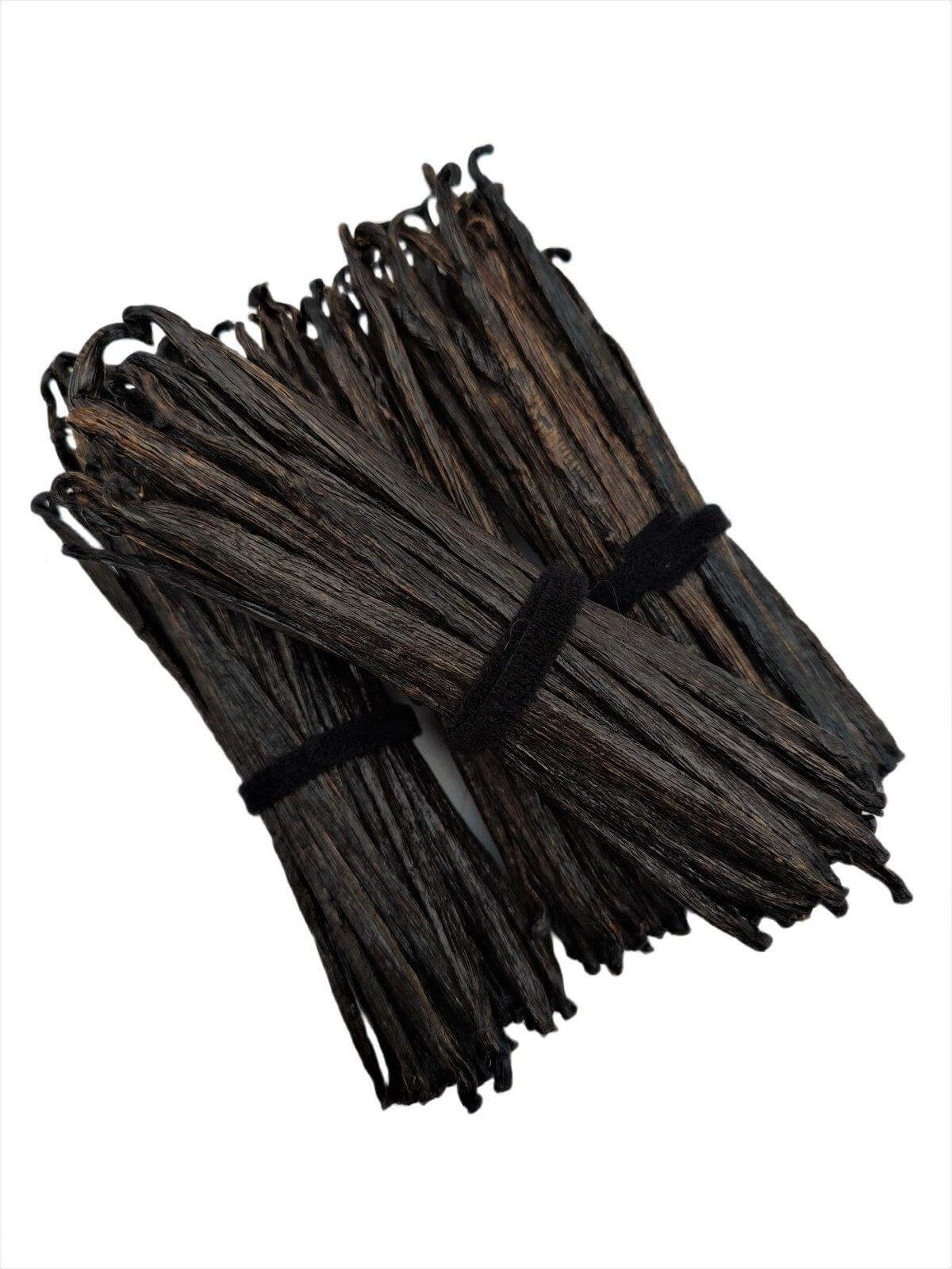Gousses de vanille de Tahiti de grade B<br>Pour la fabrication d'extraits<BR>À la livre