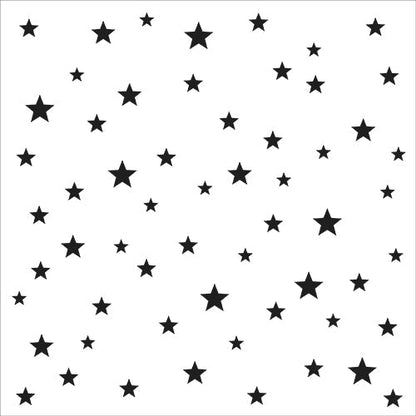 The Crafters Workshop 6x6 Stencil Starry Stars
