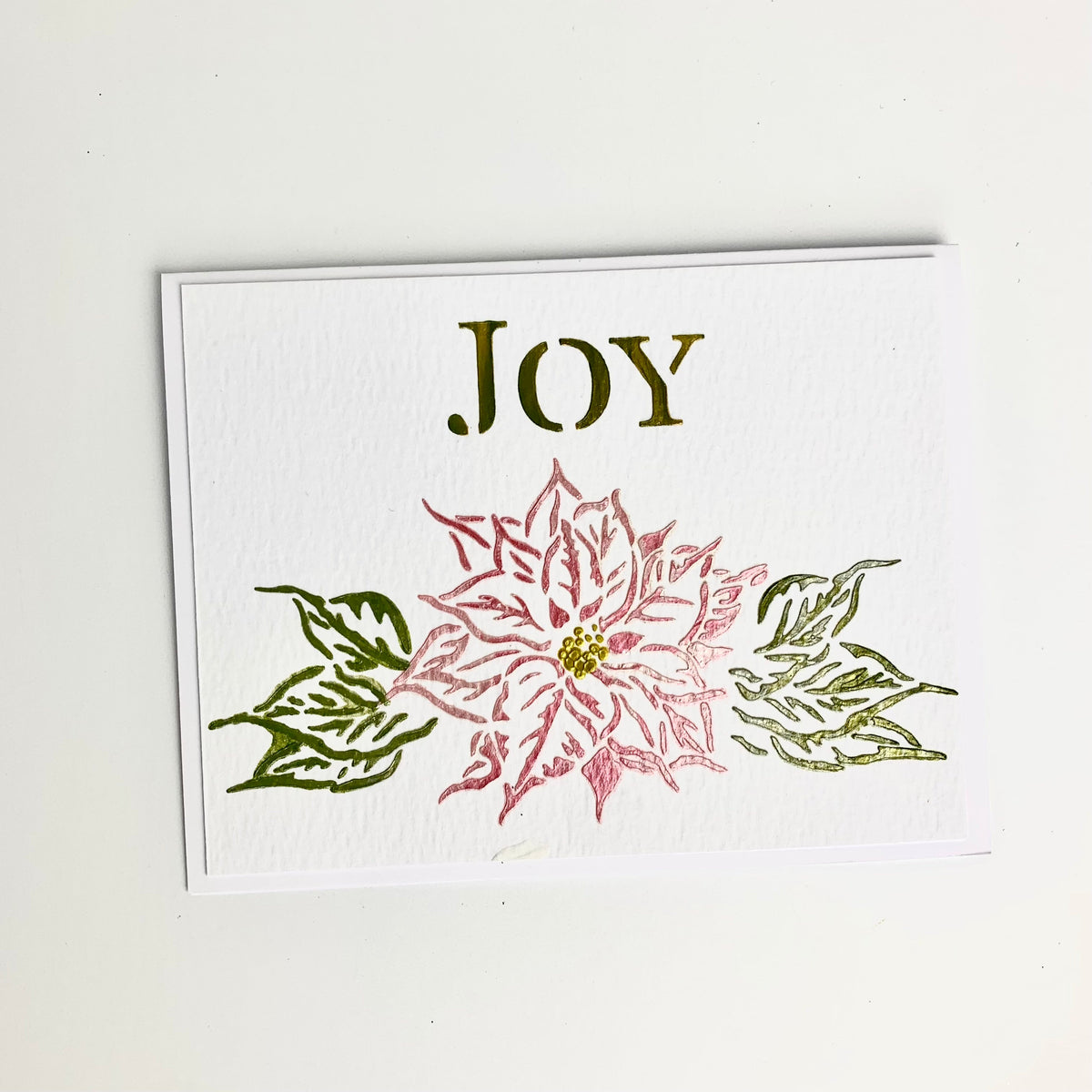 The Crafters Workshop Pochoir superposé A2 Houx et joie