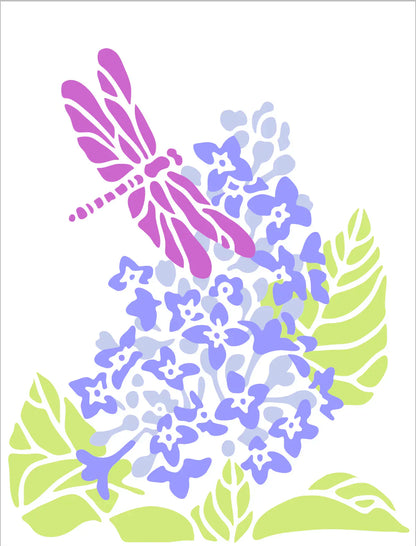 The Crafters Workshop Libellule Lilas Superposée