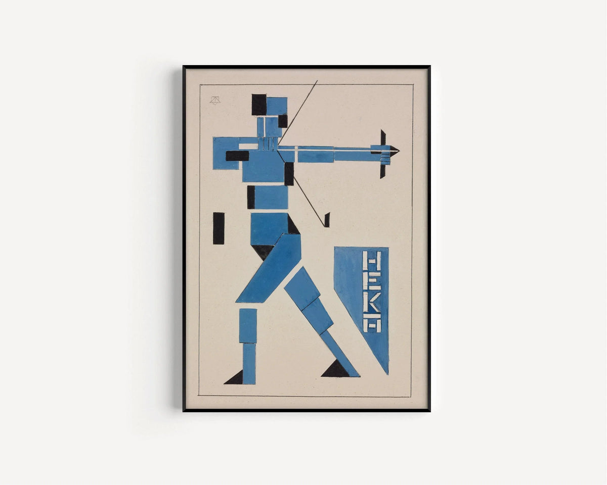 Theo van Doesburg Bauhaus Print: Mid-Century Modern Giclee Art