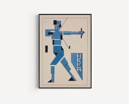 Theo van Doesburg Bauhaus Print: Mid-Century Modern Giclee Art
