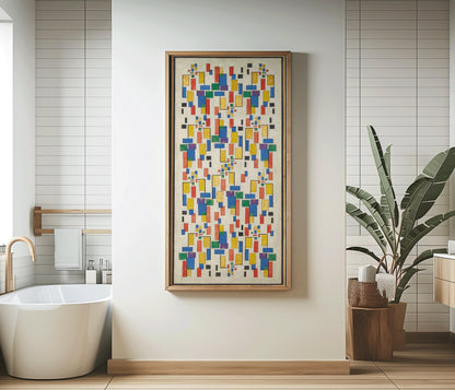 Theo van Doesburg Abstract Art Print: Mid-Century Modern Giclee
