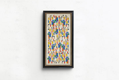 Theo van Doesburg Abstract Art Print: Mid-Century Modern Giclee