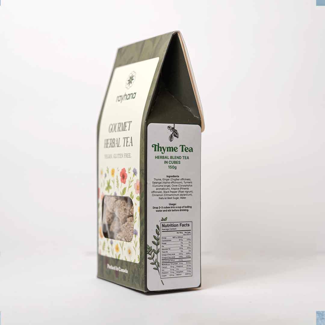 Infusion glacée de thym en cubes