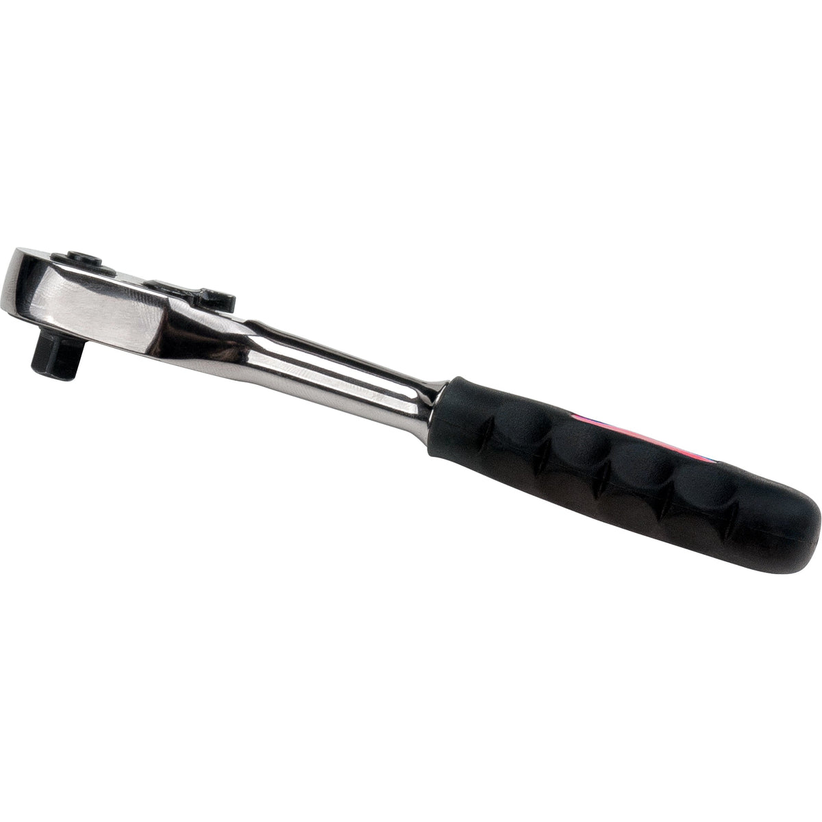 Clé à cliquet à poignée en caoutchouc à dégagement rapide, carré 1/4", manche en caoutchouc