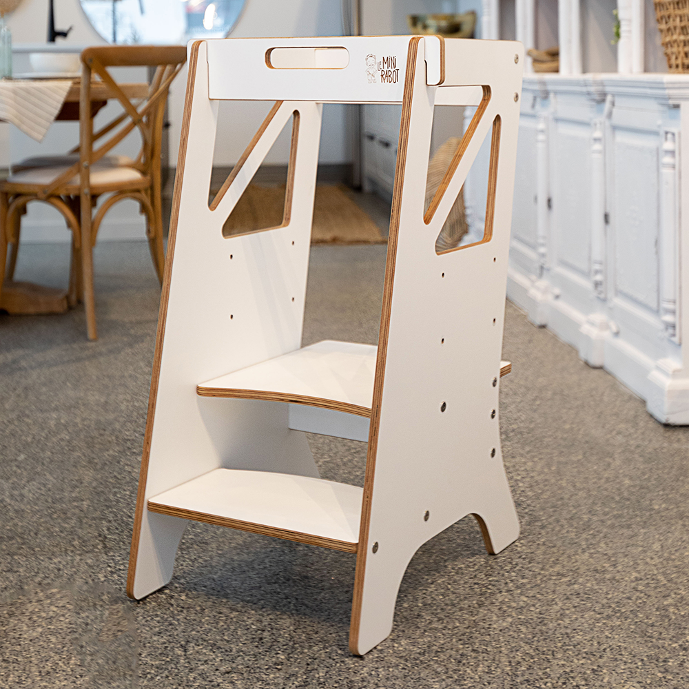 Évolutive wooden learning tower for children - The Mini Chef