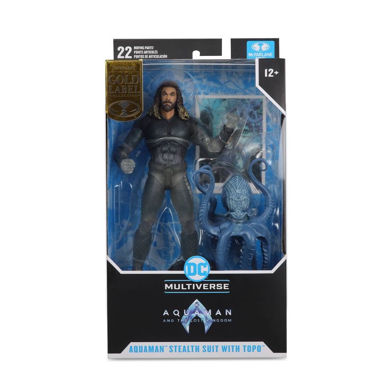 McFarlane Toys Aquaman Film Combinaison Furtive avec Topo - Exclusivité