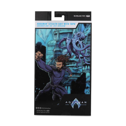 McFarlane Toys Aquaman Film Combinaison Furtive avec Topo - Exclusivité