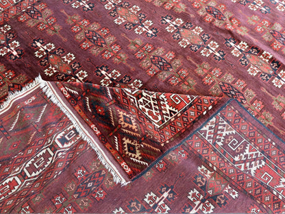 Turkmen Yomut Rug | 6' 10" x 10' 7"