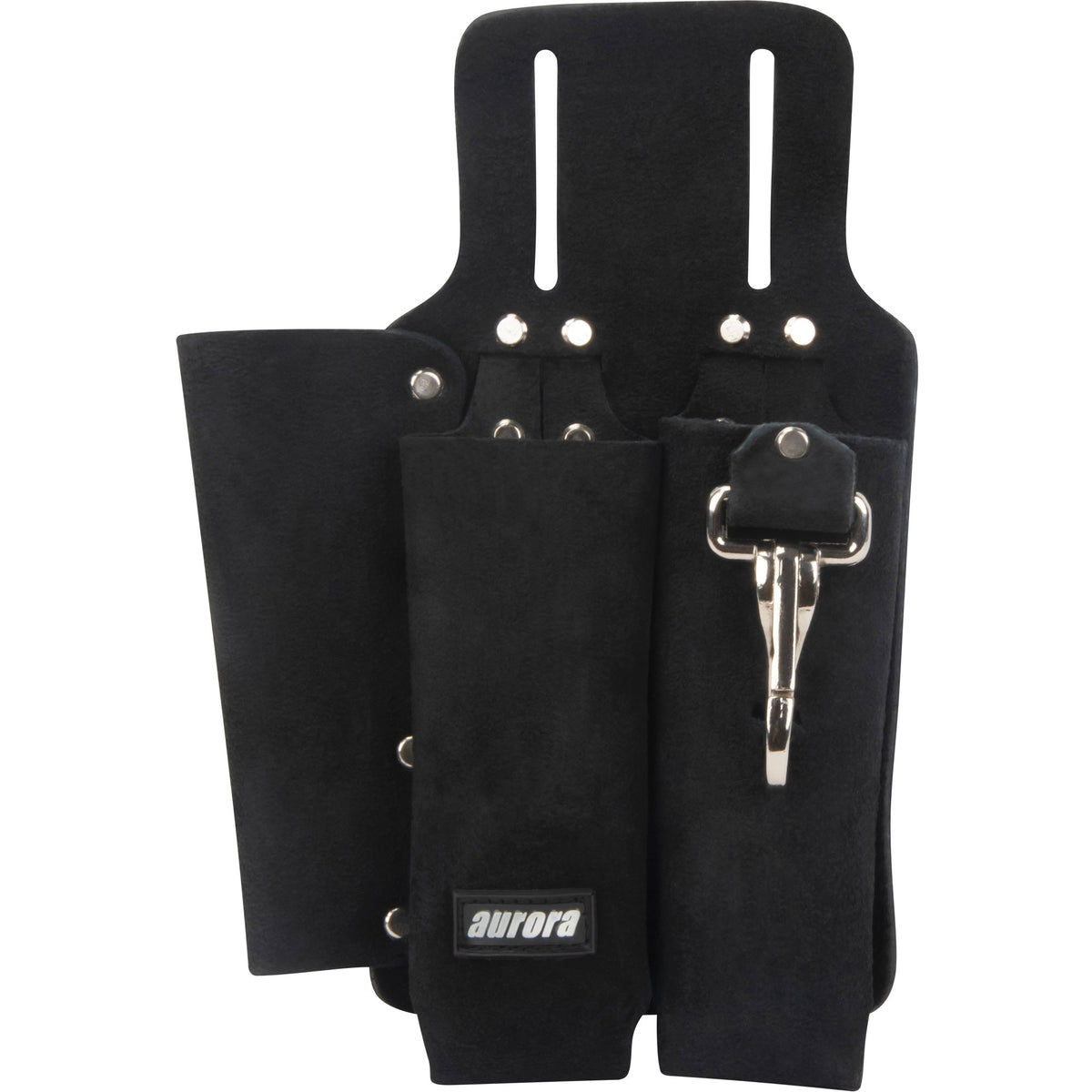Pochette à outils pour monteur de lignes, porte-outils multiple, cuir, 3 poches