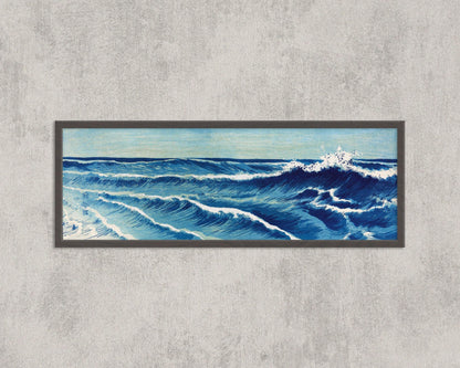 Japanese Seascape Art Print: Uehara Konen Ocean Waves Giclee