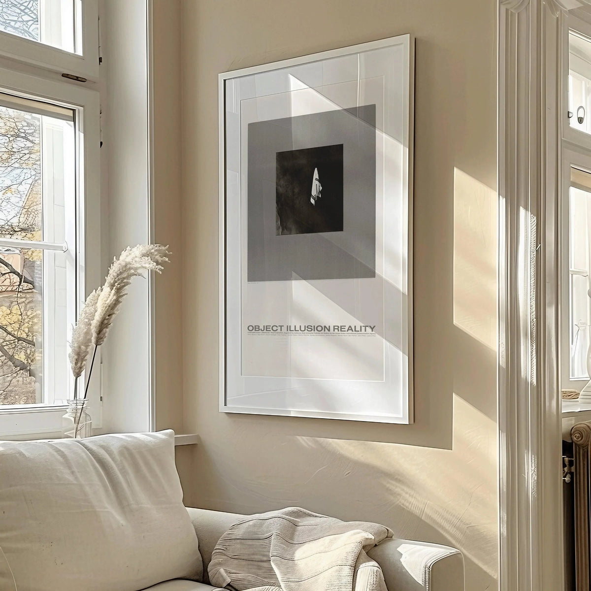 USIA Poster: Object Illusion Reality - Midcentury Modern Giclee Print (2x1)
