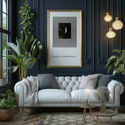 USIA Poster: Object Illusion Reality - Midcentury Modern Giclee Print (2x1)