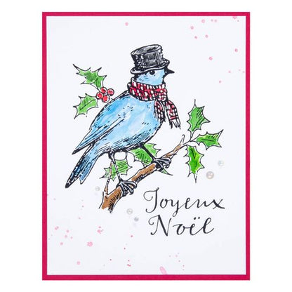 Plaque et matrices Joyeux Noël de la collection BetterPress Christmas