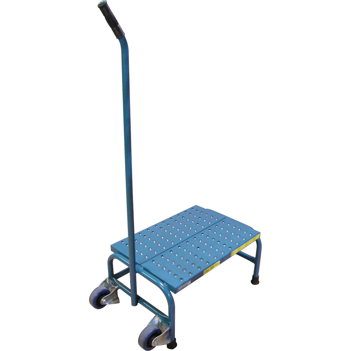 Marchepieds inclinables et roulants, 1 marche, 40,6 cm L x 73,7 cm l x 30,5 cm H, capacité de 136,1 kg.