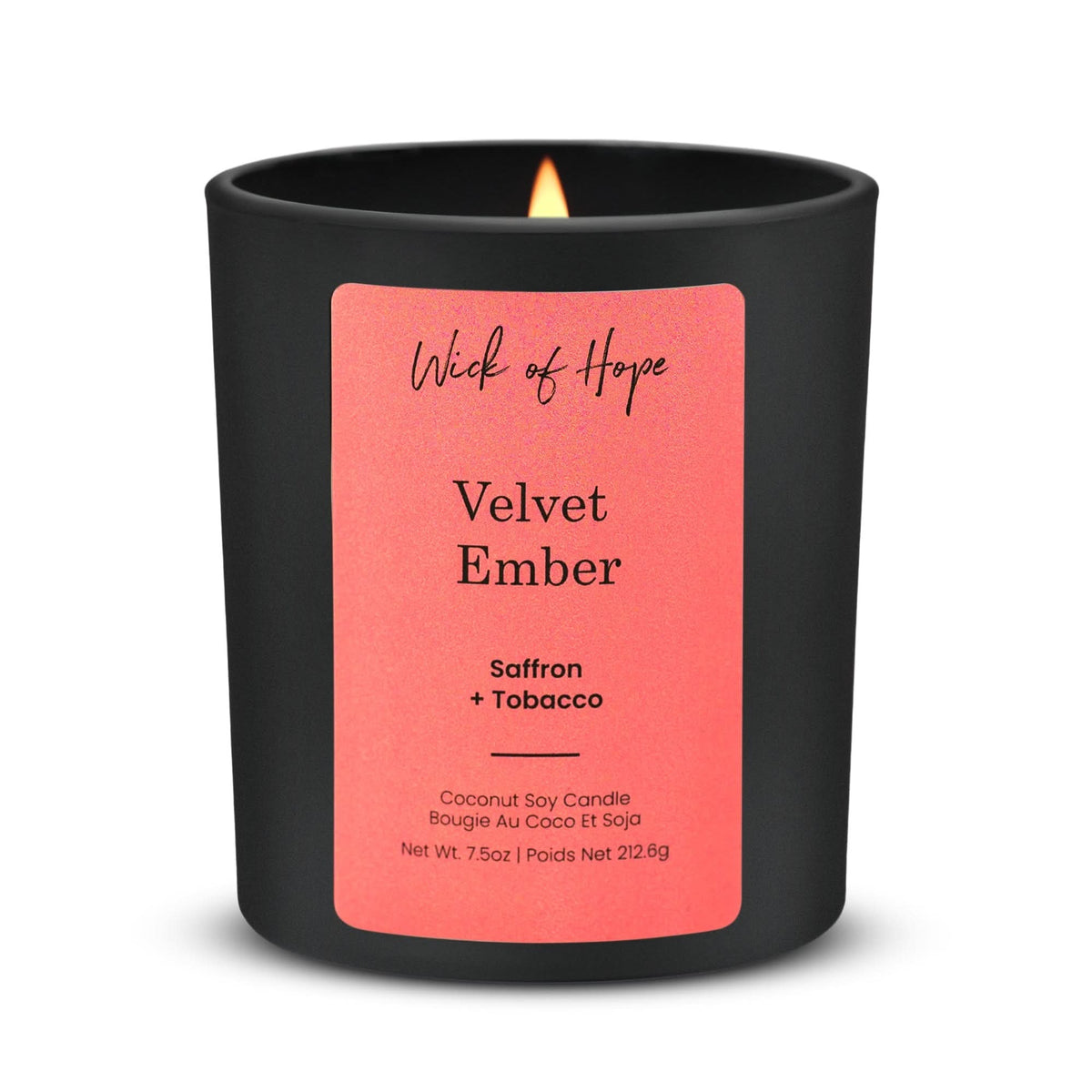 Bougie Velvet Ember | Safran + Tabac