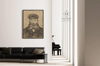 Van Gogh Postman Print: Impressionist Fine Art, Giclee on Hahnemuhle Paper