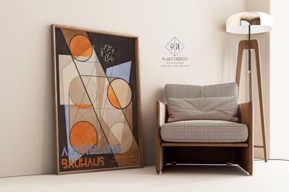 Bauhaus Exhibition Poster: L√°szl√≥ Moholy-Nagy Geometric Art Print