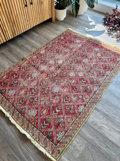 Vintage Tabriz Rug | 3' 1" x 4' 7"