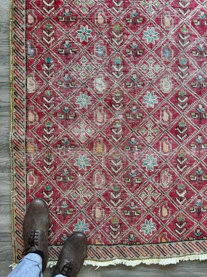 Vintage Tabriz Rug | 3' 1" x 4' 7"