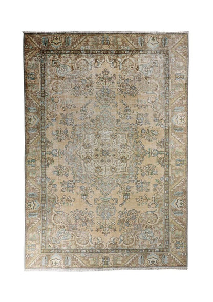Vintage Tabriz Rug | 6' 1" x 8' 11"