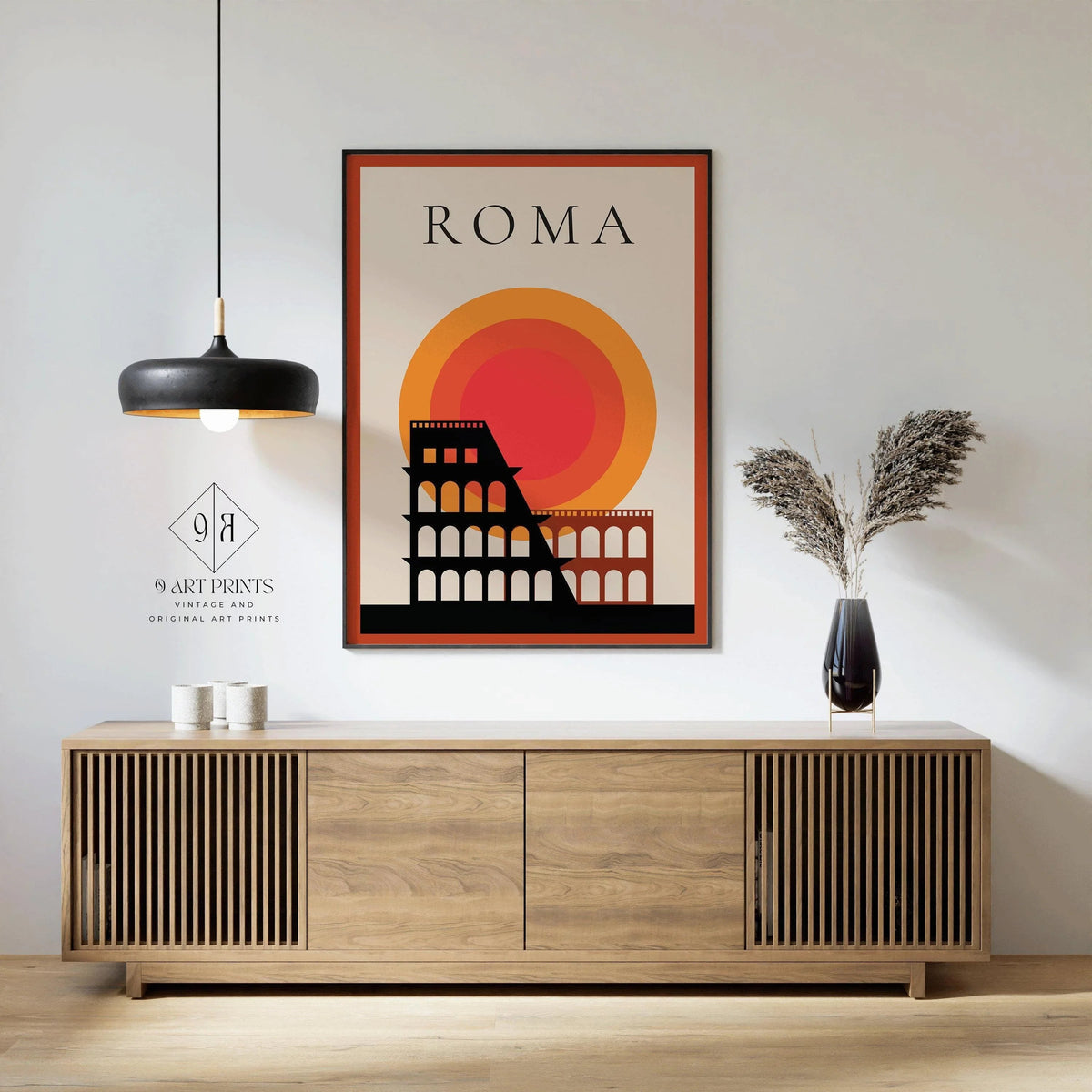 Vintage Travel Poster - Rome | Available handframed or unframed