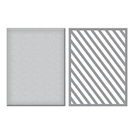 Matrices de découpe gravées pour fond Super Stripes