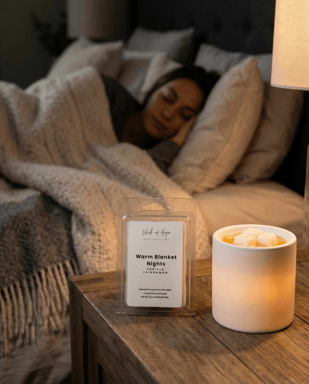 Galets de cire Nuits Chaleureuses | Cannelle + Vanille