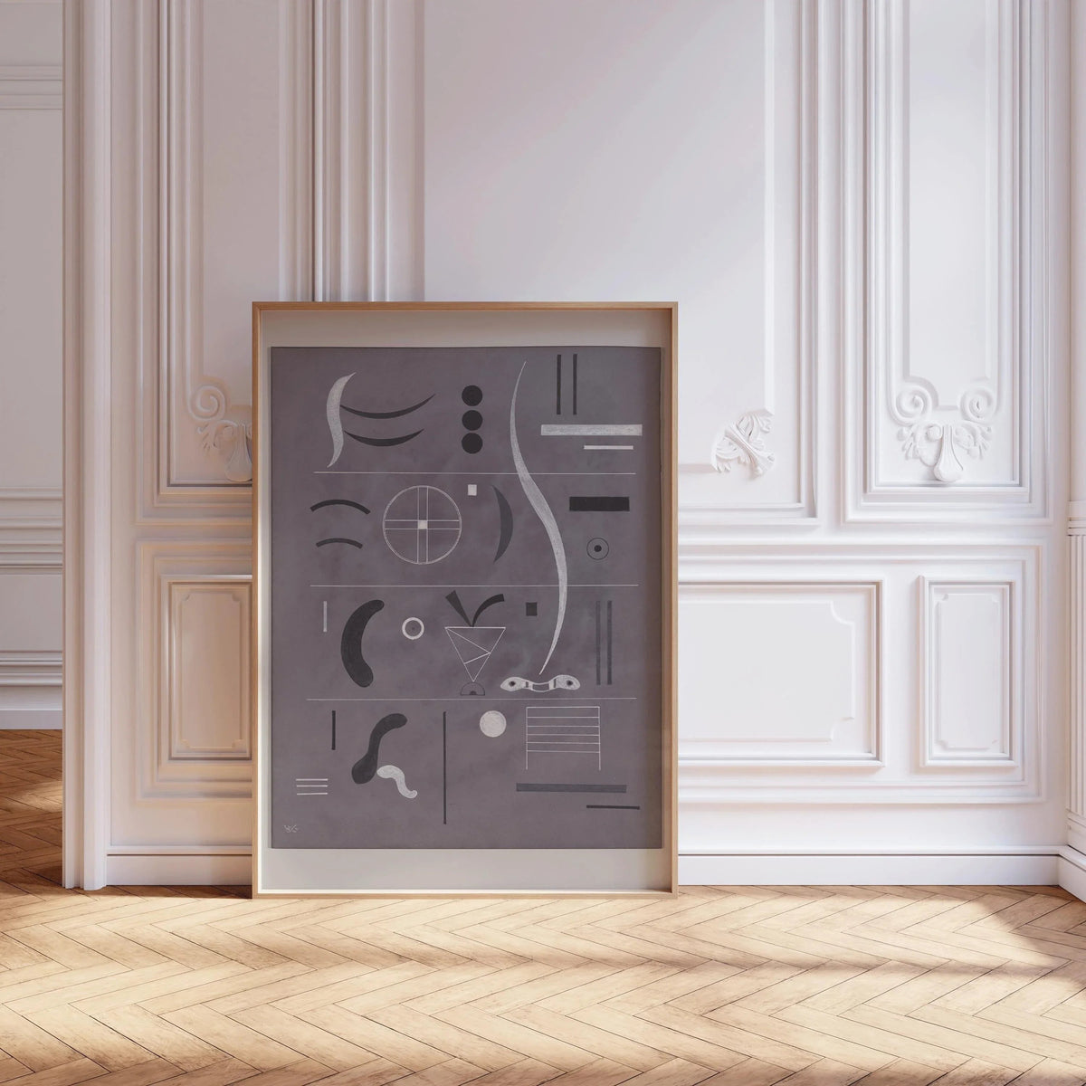 Kandinsky Bauhaus Art Print: Mid-Century Modern Giclee on German Etching Paper