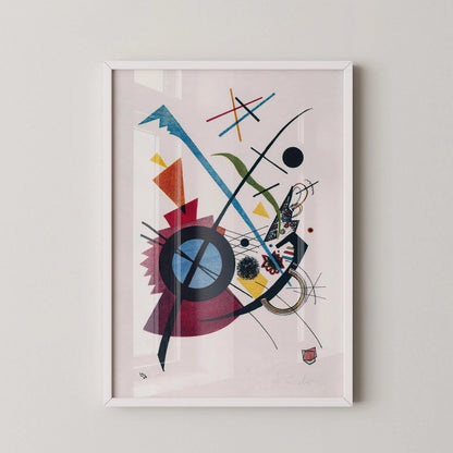 Kandinsky Bauhaus Art Print: Violet Abstract Giclee