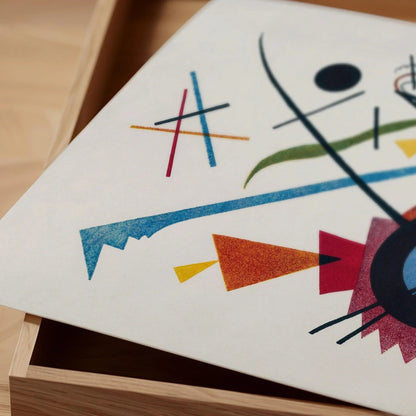 Kandinsky Bauhaus Art Print: Violet Abstract Giclee